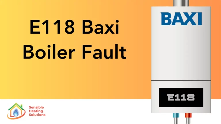 E118 Baxi Boiler Fault - Detailed Guide